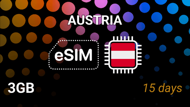 eSIM Austria: 3GB for 15 Days – Hutchison 5G Mobile Internet