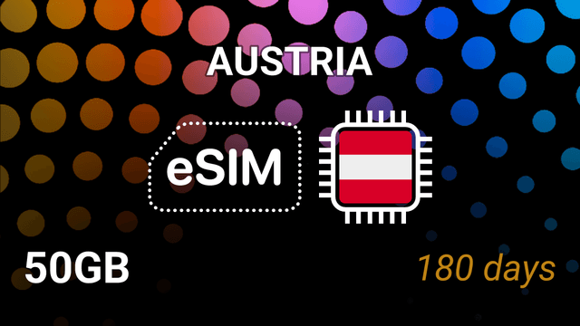 eSIM Austria: 50GB for 180 Days – Hutchison 5G Mobile Internet