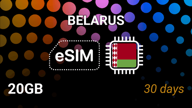 eSIM Belarus: 20GB Internet, 30 Days, A1 4G – Best Mobile Plan