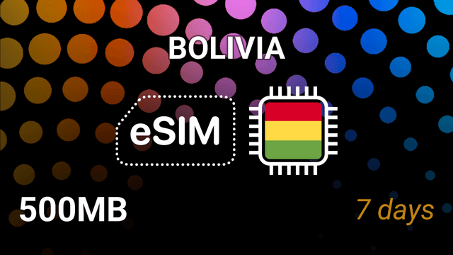 eSIM Bolivia: 500MB for 7 Days – Tigo 5G Internet Plan