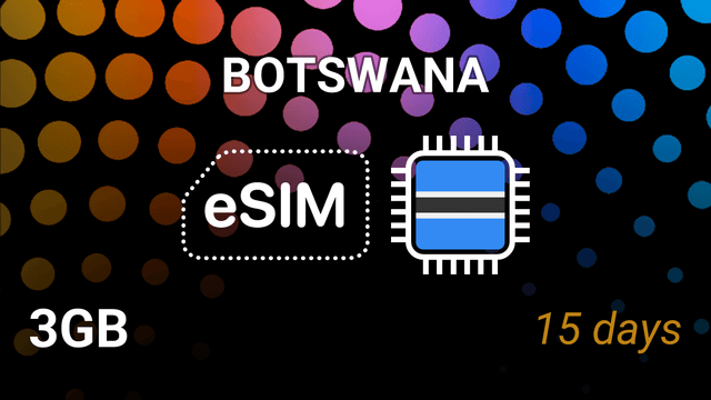 eSIM Botswana: 3GB Internet, 15 Days, Mascom & Orange 5G