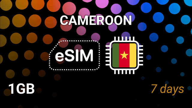 eSIM Cameroon: 1GB for 7 Days – MTN, Orange, Fast Internet