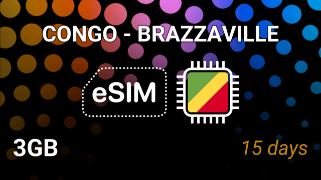 eSIM Congo: 3GB Internet Plan for 15 Days | Airtel 4G