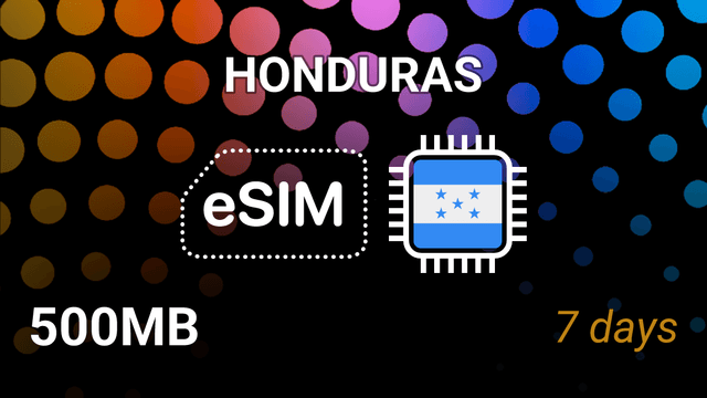 eSIM Honduras: 500MB, 7 Days, Tigo 5G — Mobile Internet Plan