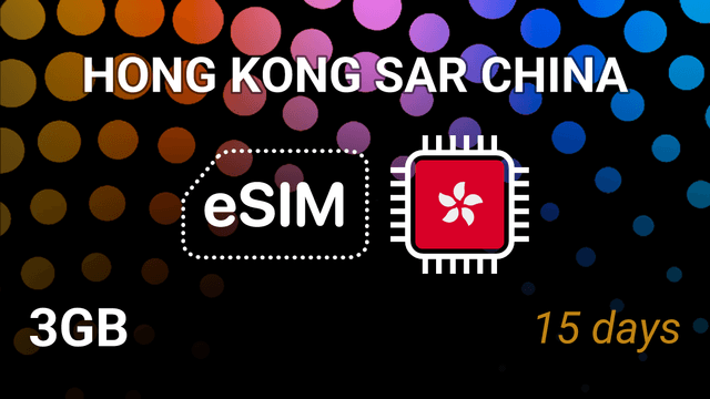 eSIM Hong Kong: 3GB for 15 Days – csl 5G Mobile Internet