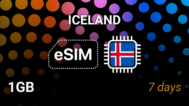 eSIM Iceland: 1GB for 7 Days – Nova, Síminn, Fast Internet