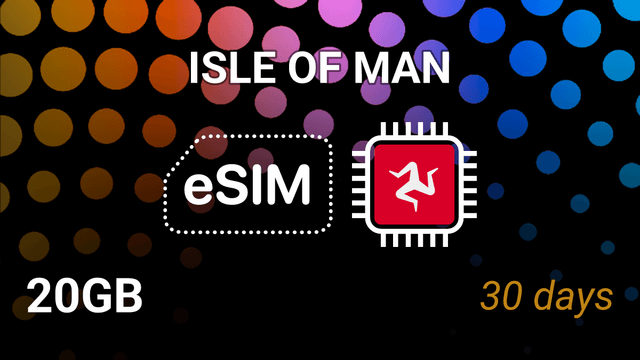 eSIM Isle of Man: 20GB Internet, 30 Days, Pronto GSM 5G