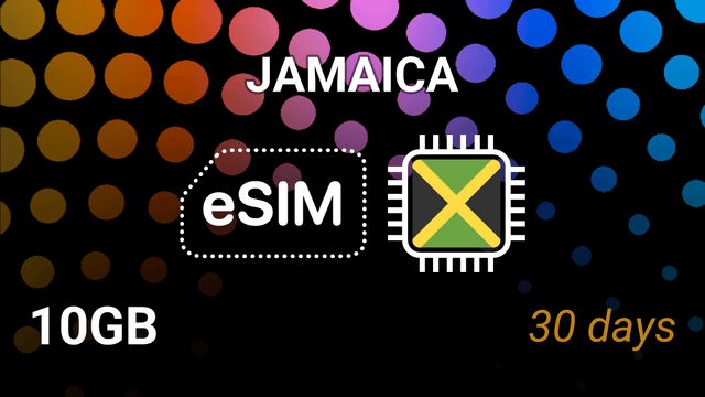 Jamaica eSIM 10GB 30 Days – Digicel, FLOW Mobile Internet