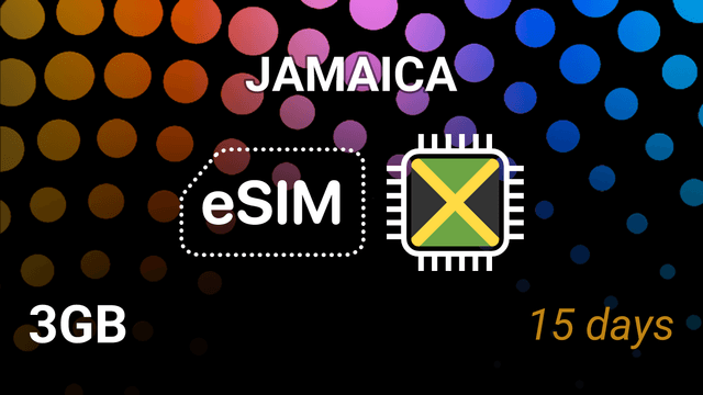 Jamaica eSIM: 3GB for 15 Days – Digicel & FLOW Internet Plan