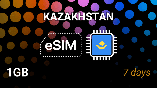 eSIM Kazakhstan — 1GB for 7 Days | Beeline 4G Internet Plan