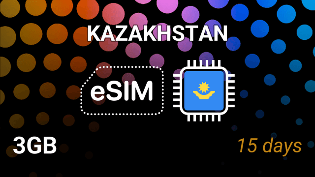 eSIM Kazakhstan: 3GB for 15 Days – Beeline 4G Internet Plan