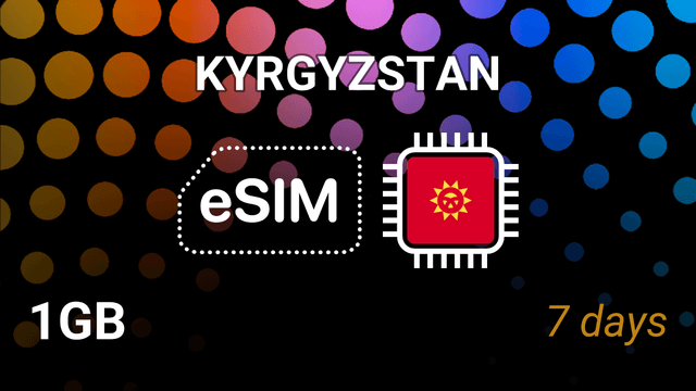 eSIM Kyrgyzstan: 1GB for 7 Days – Beeline 4G Internet Plan
