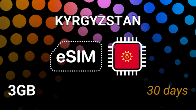 eSIM Kyrgyzstan 3GB 30 Days – Beeline 4G Mobile Internet