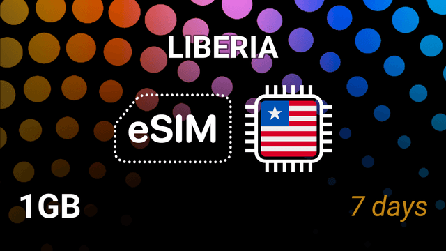 Liberia eSIM: 1GB for 7 Days – MTN & Orange 5G Internet
