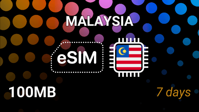 eSIM Malaysia: 100MB for 7 Days – Celcom, DiGi, Maxis Internet