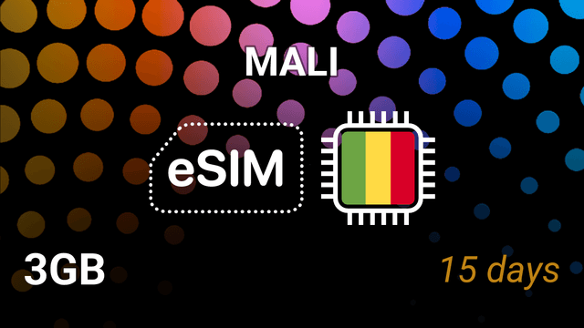 eSIM Mali: 3GB Internet Plan, 15 Days, Orange 5G