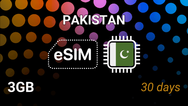 eSIM Pakistan: 3GB Internet, 30 Days, Jazz 4G – Best Tariff