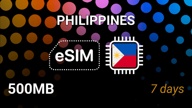 eSIM Philippines: 500MB for 7 Days – Globe & SMART Internet