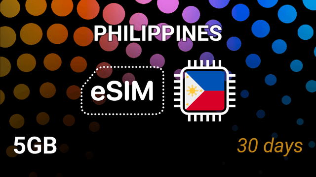 eSIM Philippines: 5GB Internet, 30 Days, Globe & SMART 5G