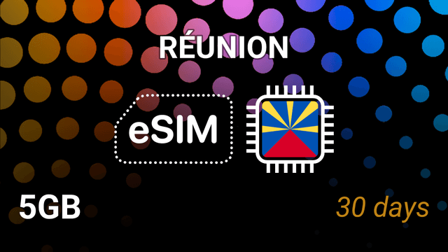 eSIM Réunion: 5GB Internet, 30 Days, Orange 5G – Best Mobile Plan