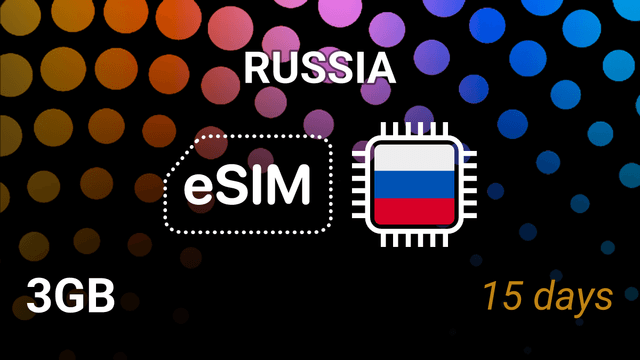 eSIM Russia: 3GB Internet Plan, 15 Days, Beeline 4G
