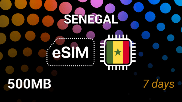 Senegal eSIM: 500MB for 7 Days – Orange 4G Internet Plan
