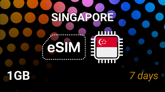 eSIM Singapore: 1GB for 7 Days – Simba & StarHub 5G Internet