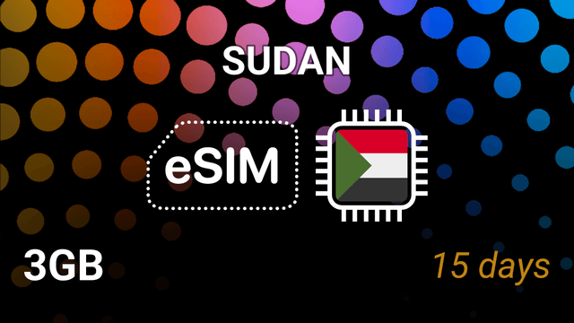 eSIM Sudan: 3GB Internet, 15 Days, MTN 4G – Best Mobile Plan