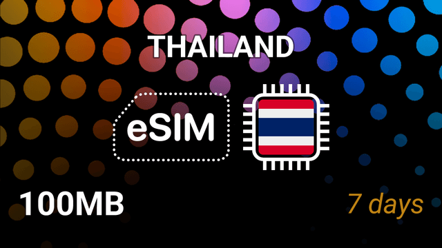 eSIM Thailand: 100MB for 7 Days – AIS, DTAC, TrueMove H