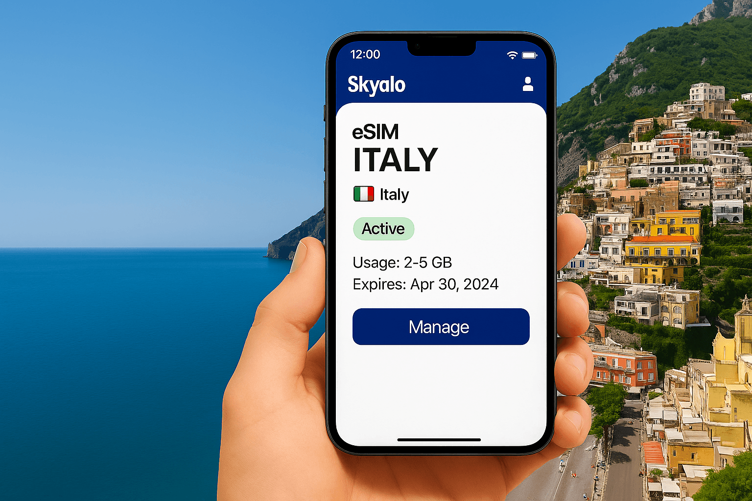 Stay connected in Italy with Skyalo — no contracts or plastic SIM cards