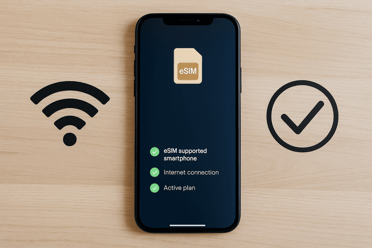 All you need to get started: a compatible phone, internet, and an active plan. 