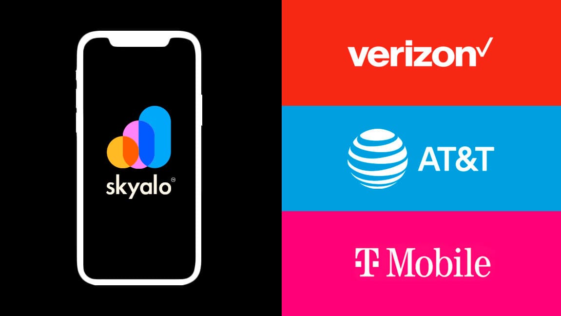 Skyalo connects to the best available network wherever you are in the U.S.