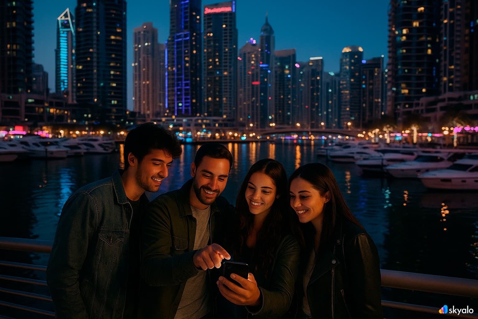 Mapping an evening by the Marina