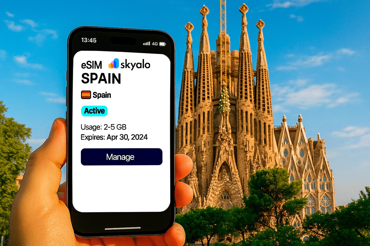 Skyalo connects you online across Spain — instantly and affordably