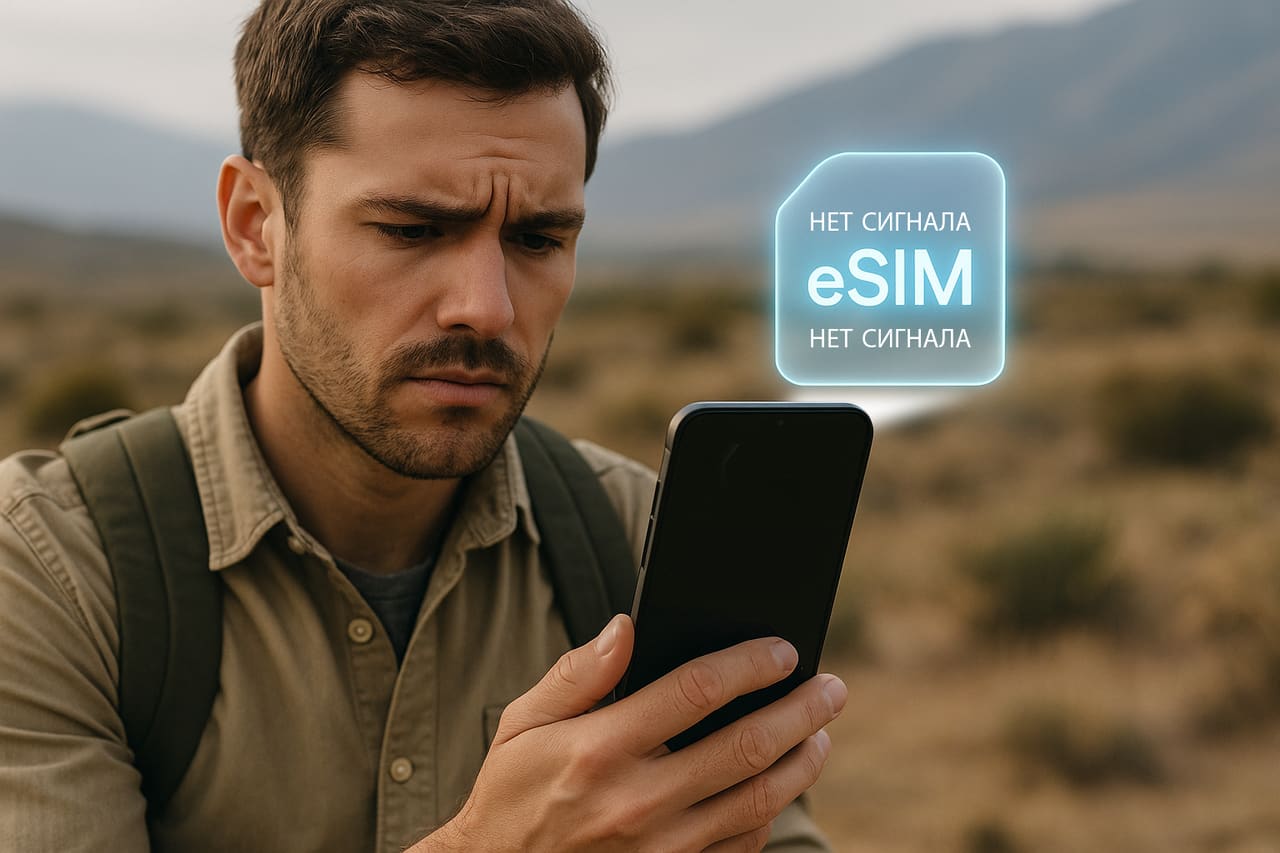 Даже если eSIM не работает — чаще всего это легко исправить вручную.