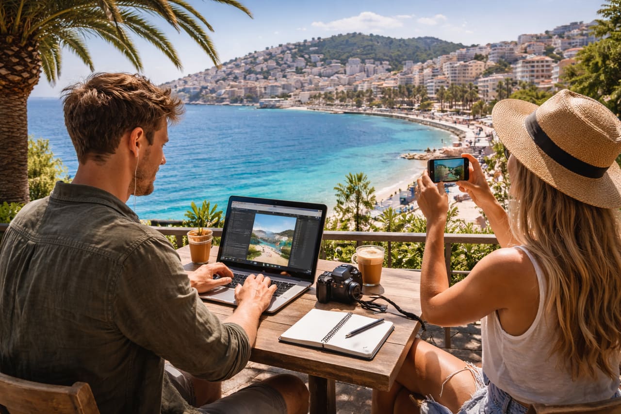 Nomadi digitali sulla costa