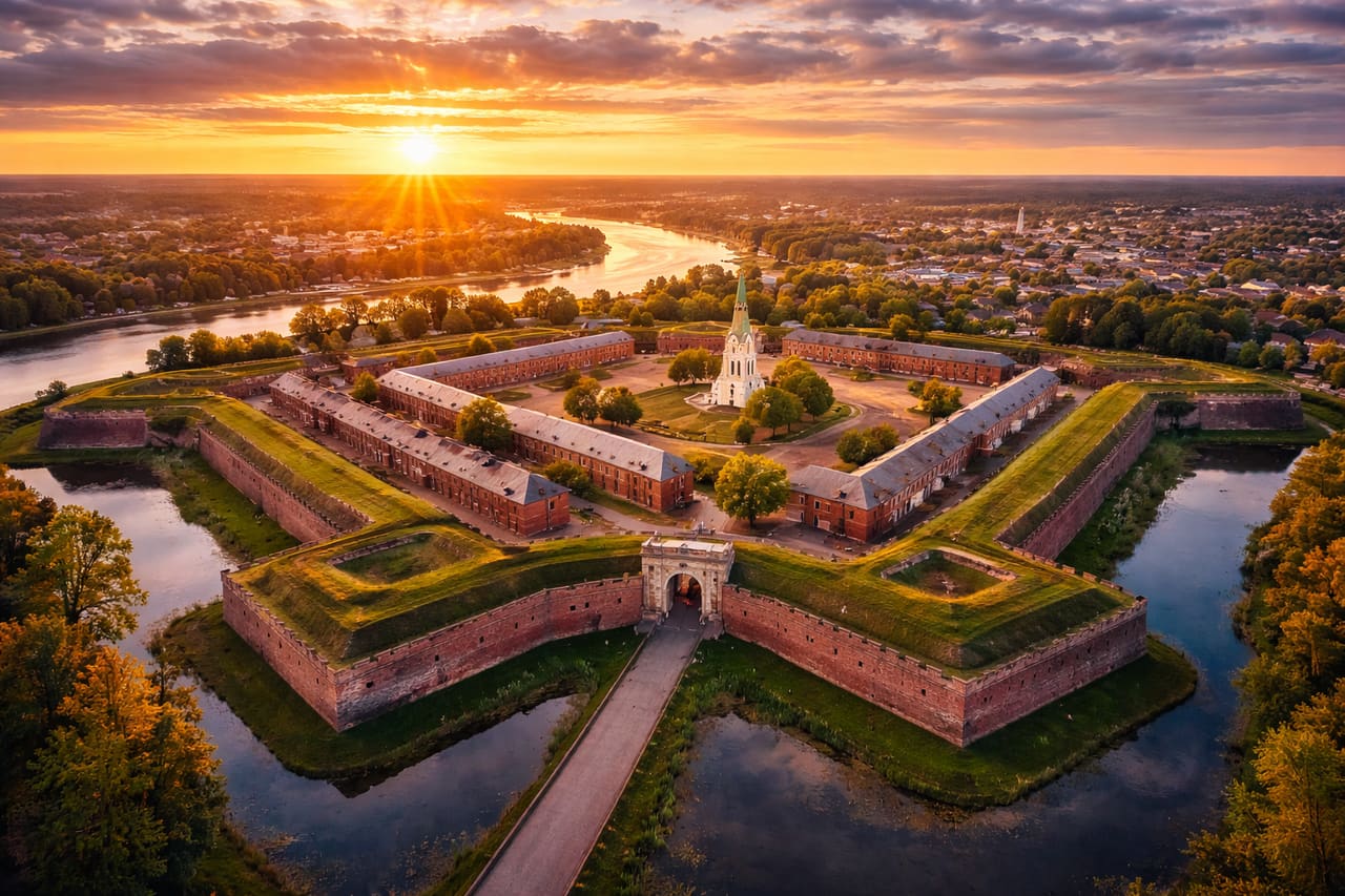 Daugavpils Kalesi ve tarihi surlar