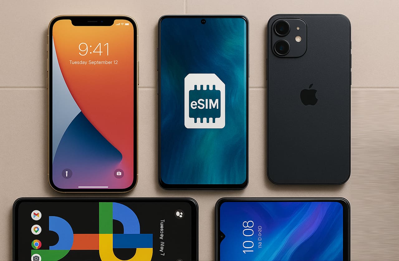 Всё больше смартфонов и гаджетов поддерживают eSIM.