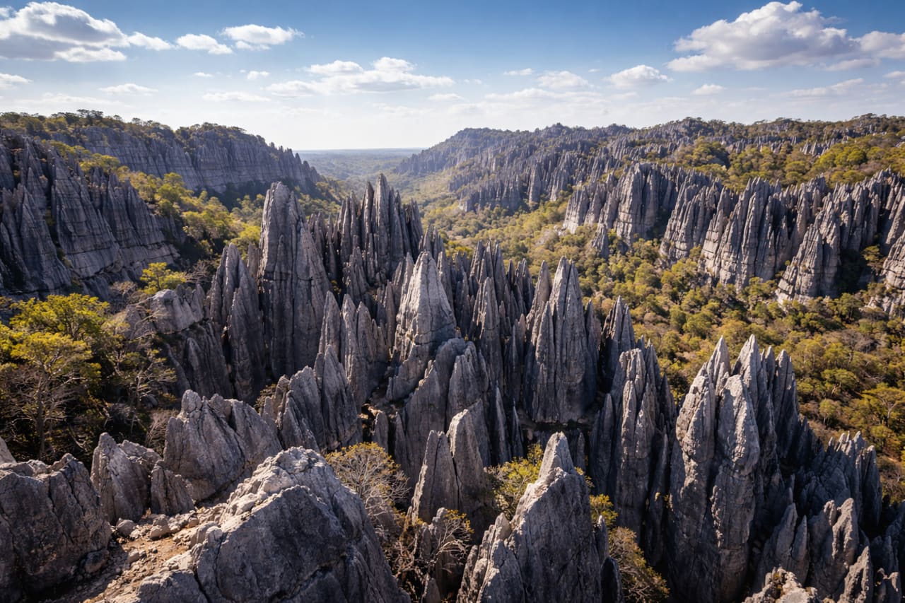 Guglie rocciose del Tsingy de Bemaraha