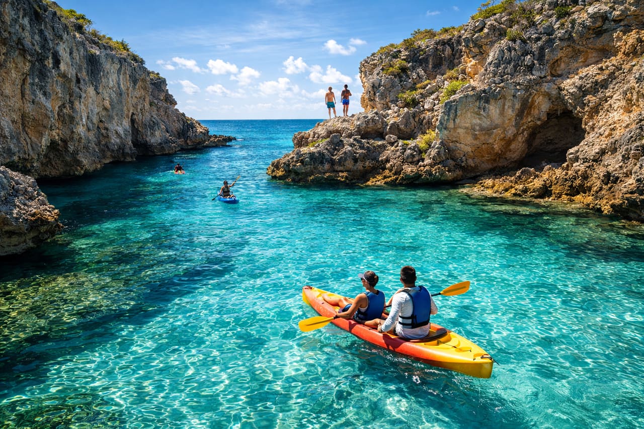 Little Bay con kayak