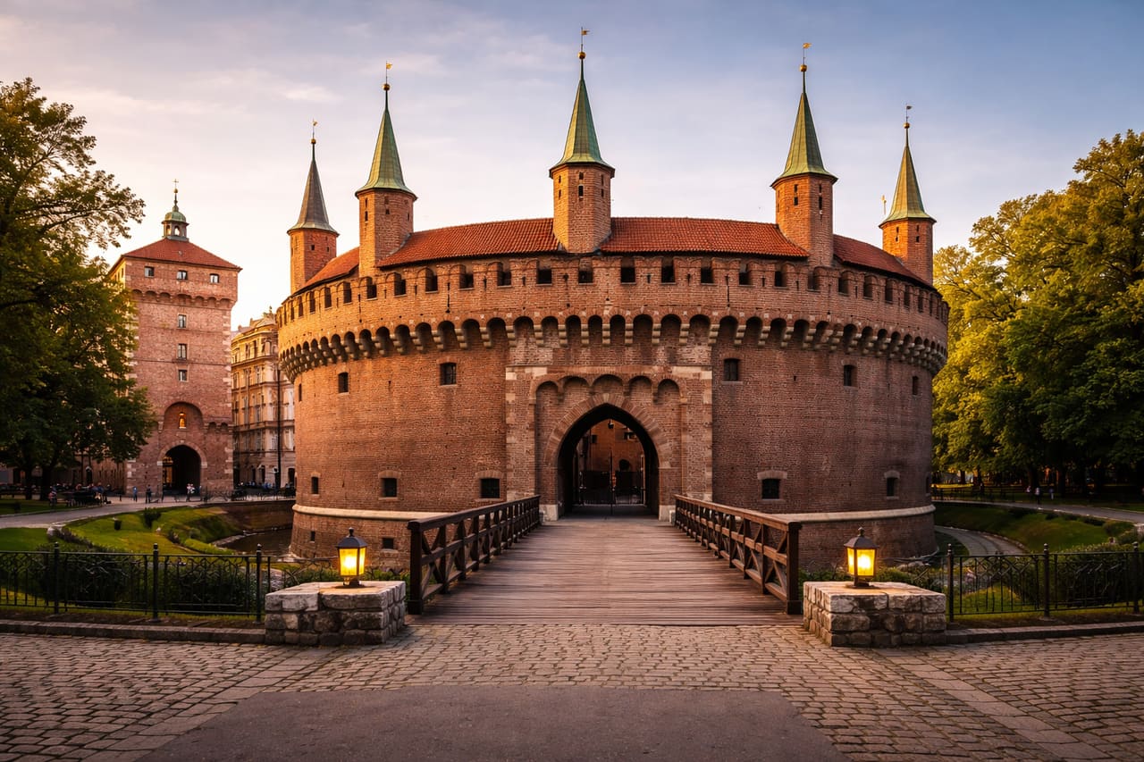 Barbacane di Cracovia - fortezza medievale