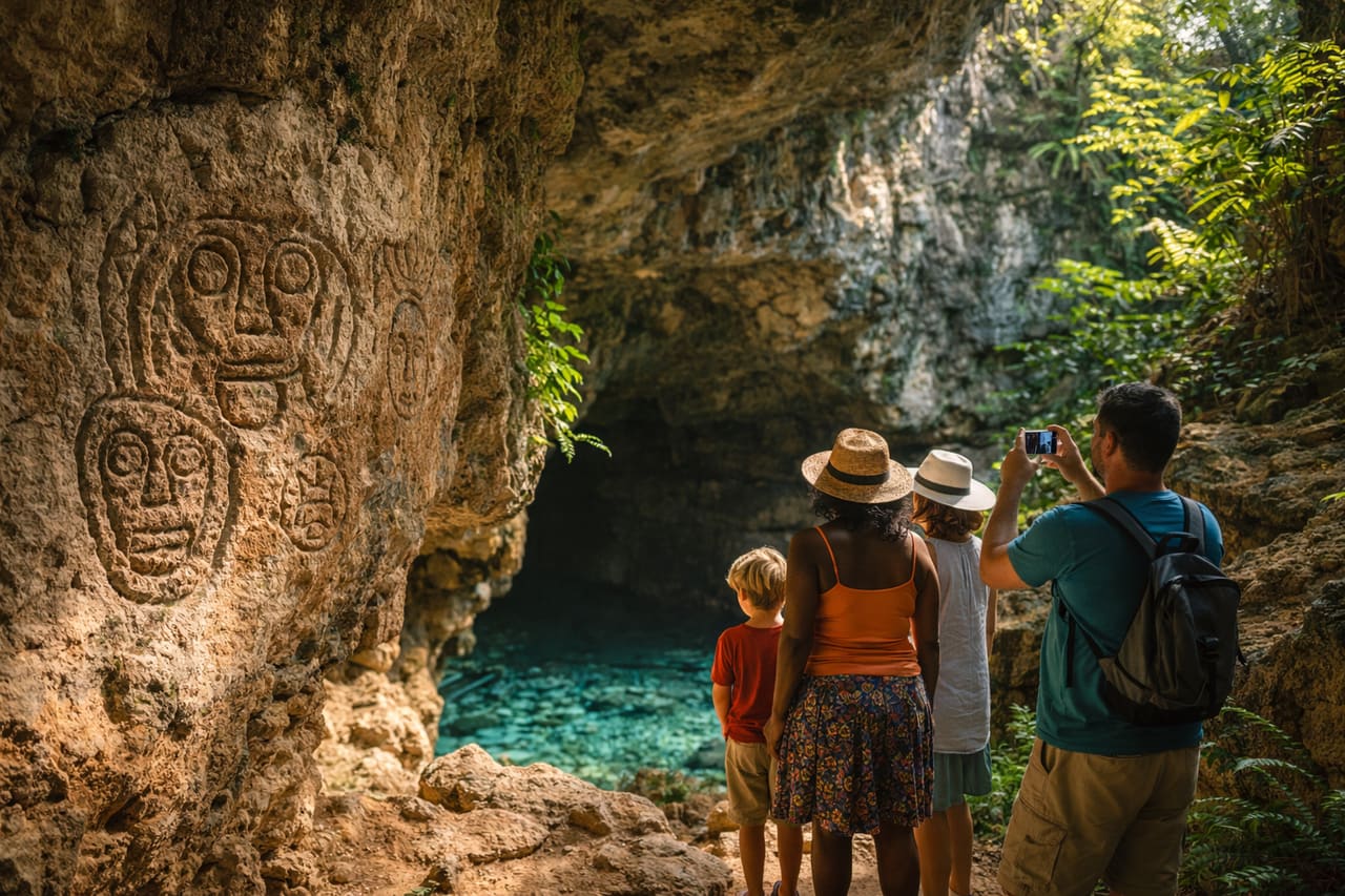 Petroglifi di Fountain Cavern ad Anguilla