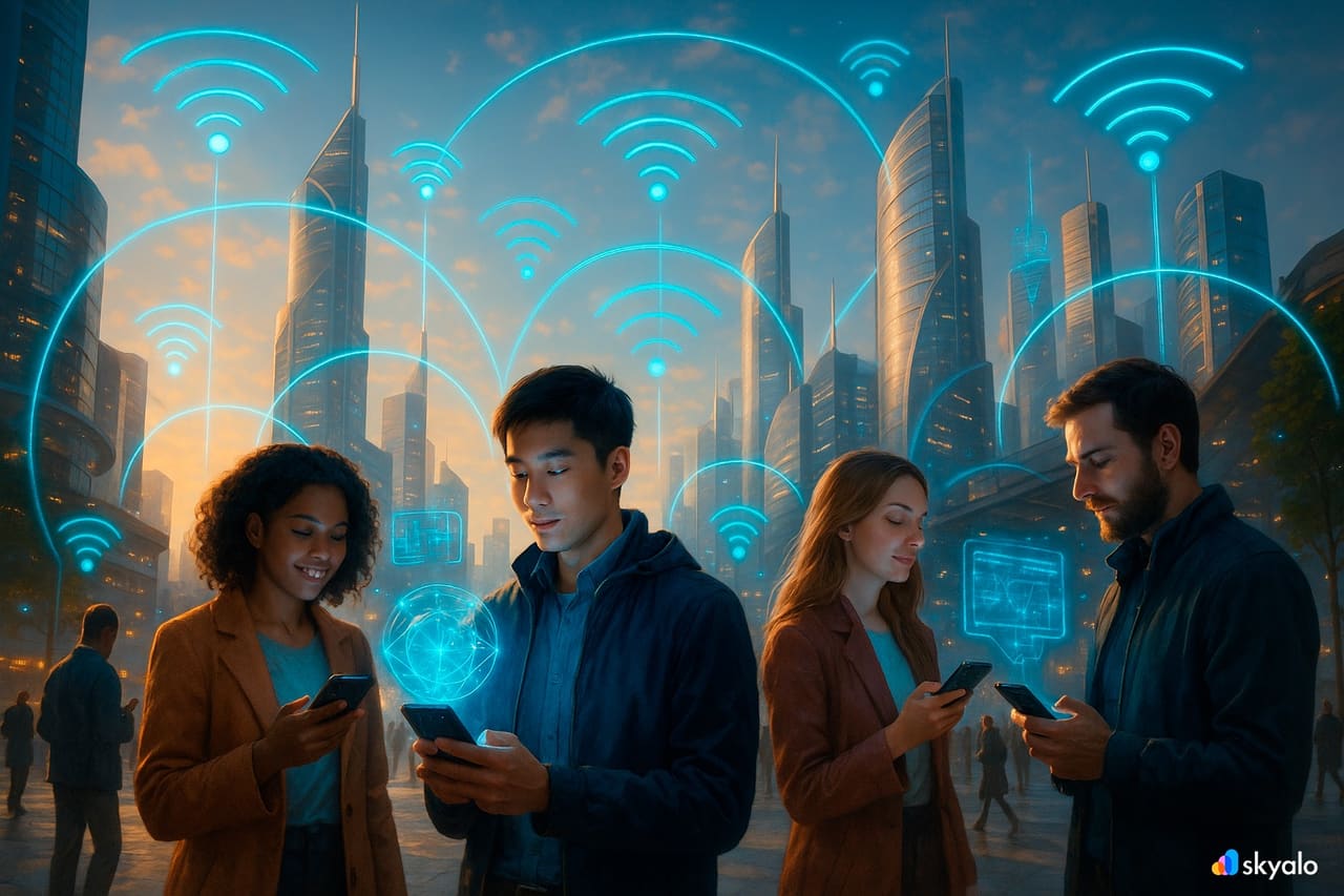 Un futuro in cui Internet sarà letteralmente parte dell’aria.