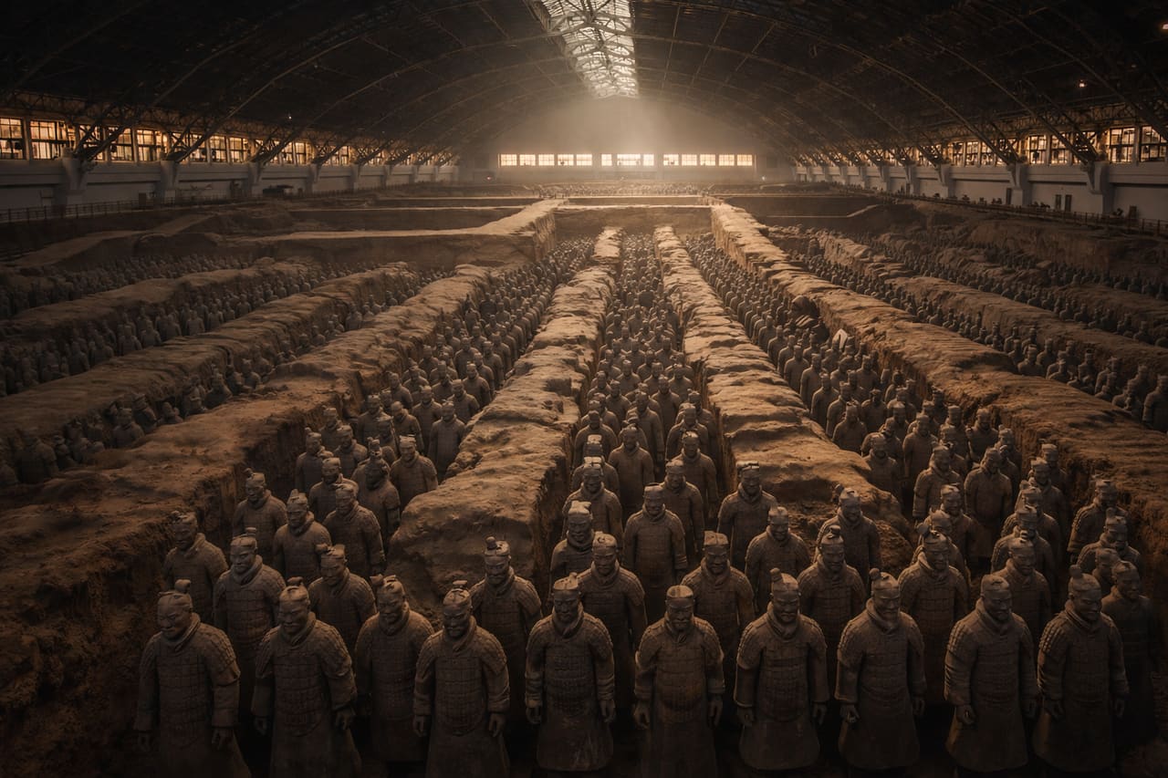 L’Esercito di Terracotta nel museo di Xi’an