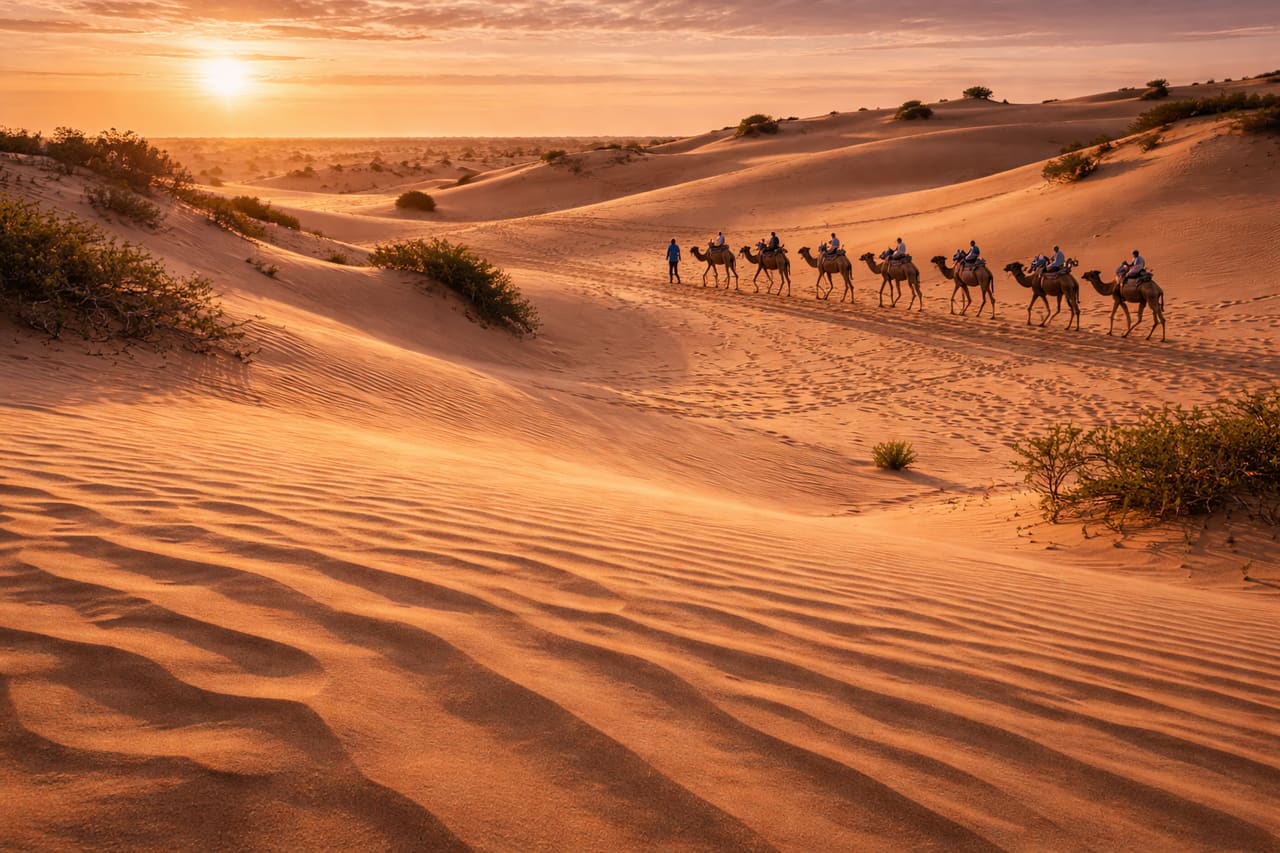 Dune di sabbia dorata del Deserto di Lompoul.