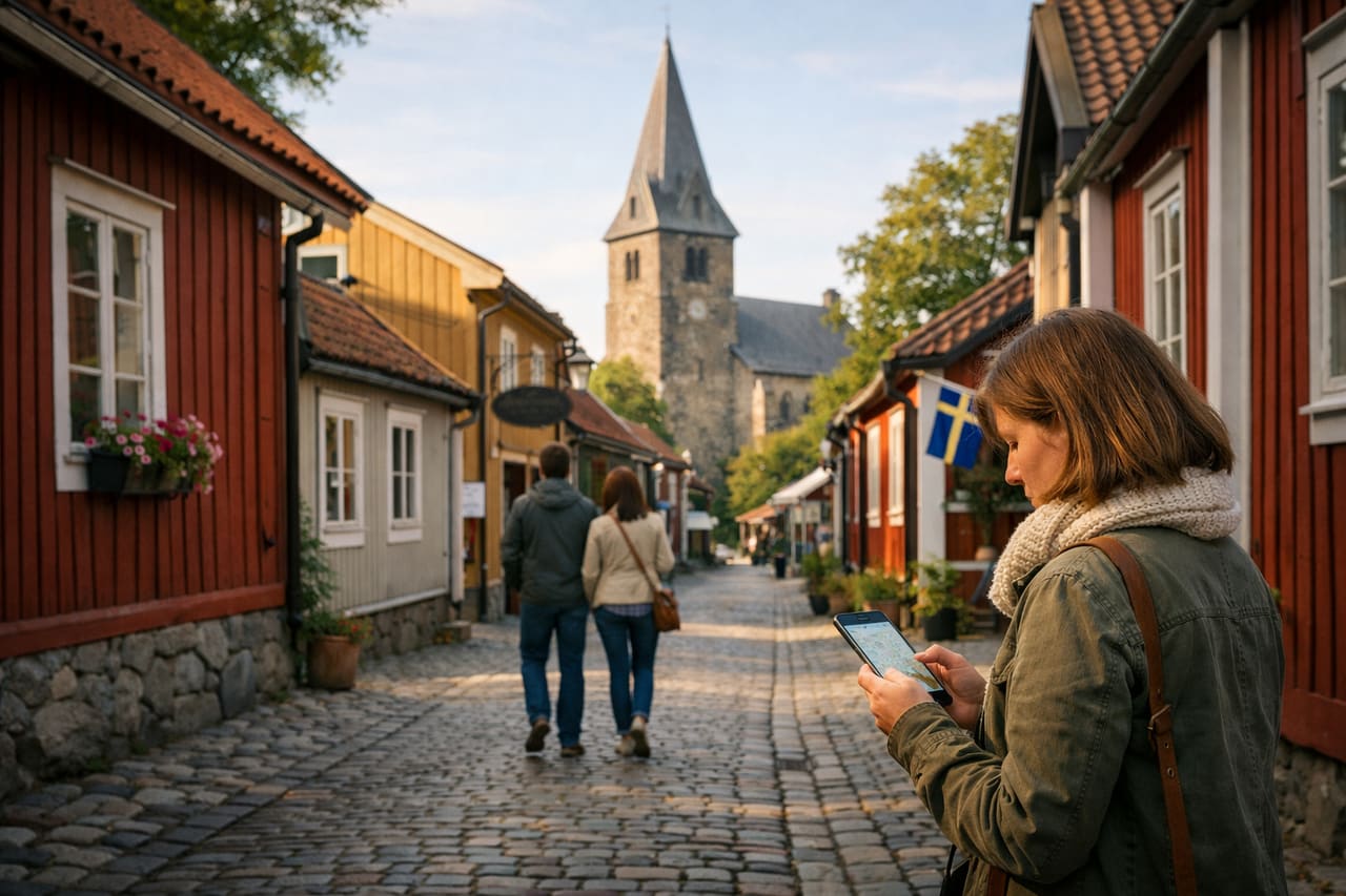 Sigtuna – antica città scandinava con case in legno e pietre runiche