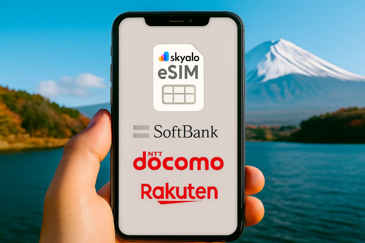 Skyalo — лучшее покрытие и самые низкие цены на eSIM в Японии