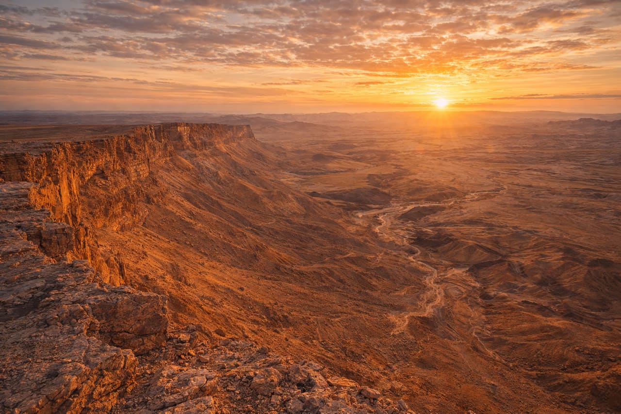 Il deserto del Negev e il Cratere Ramon