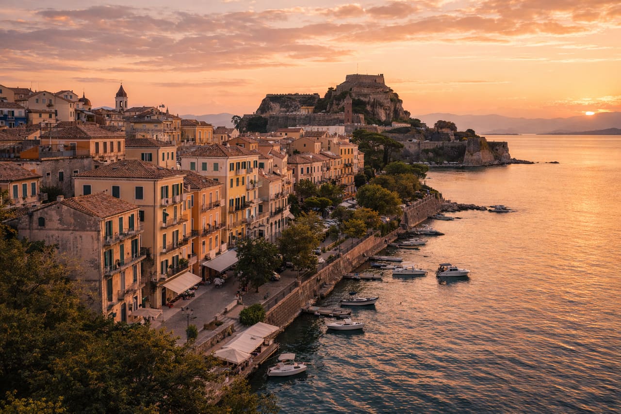 Città Vecchia di Corfù e architettura veneziana