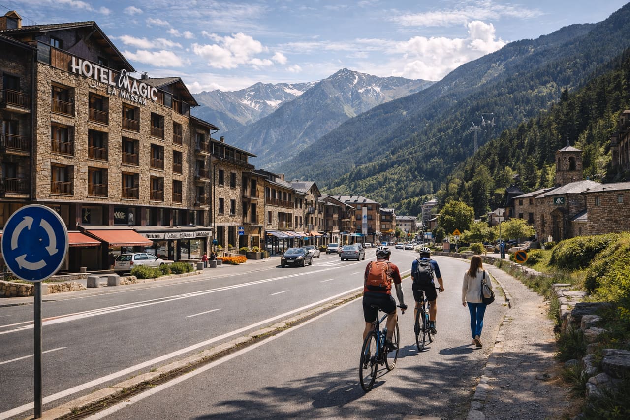 La Massana Andorra città di montagna